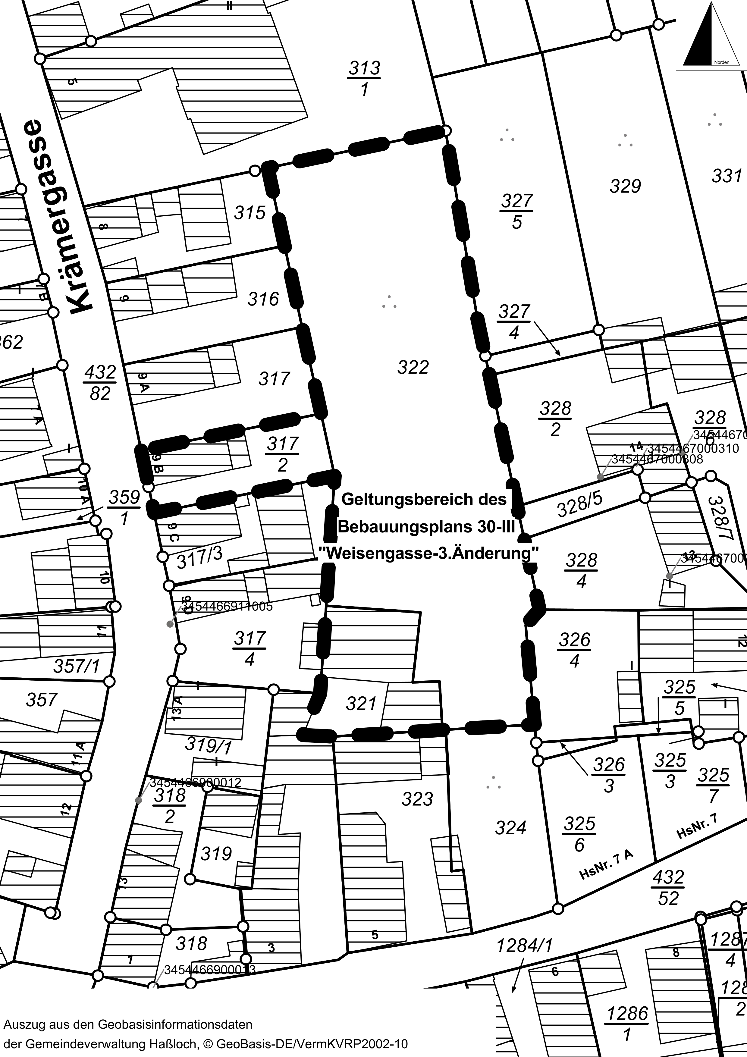 Bebauungsplan "Weisengasse, 3. Änderung" - Erneute Öffentliche ...